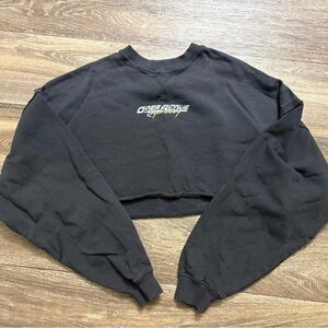 Oner active raw lounge legendary Black Cropped Sweatshirt